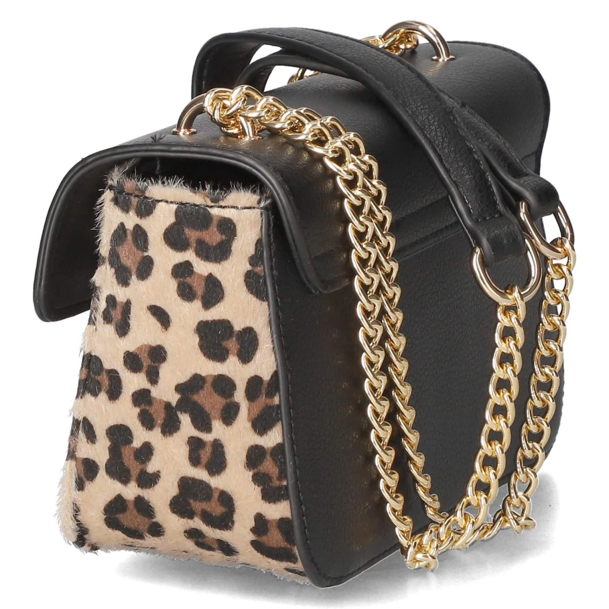 Schultertasche - Beige/schwarz