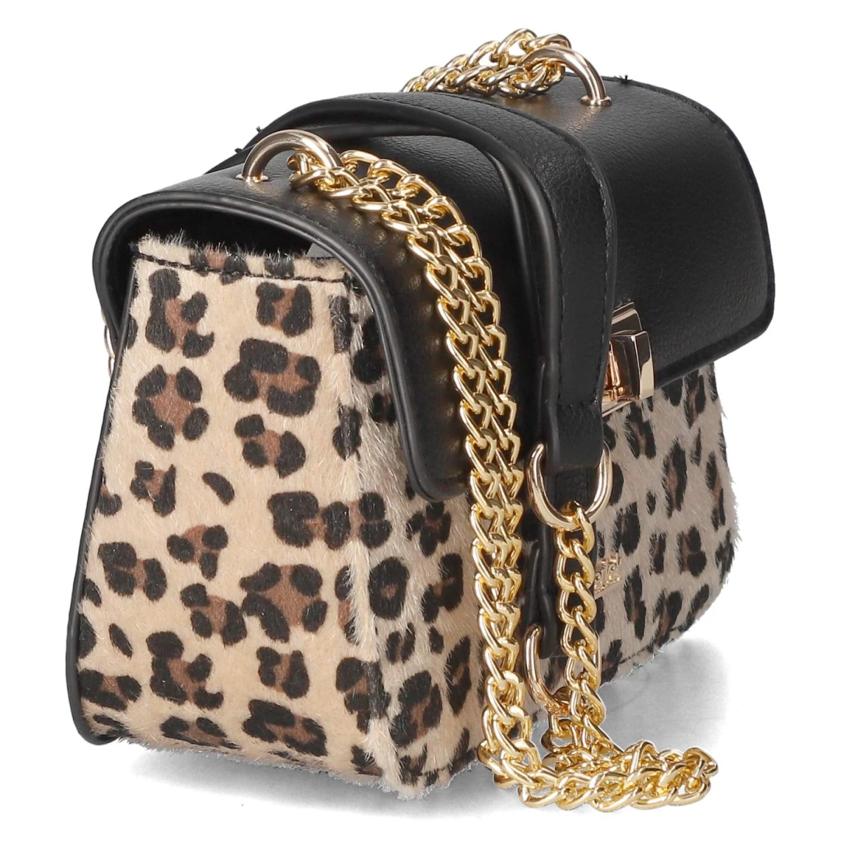 Schultertasche - Beige/schwarz