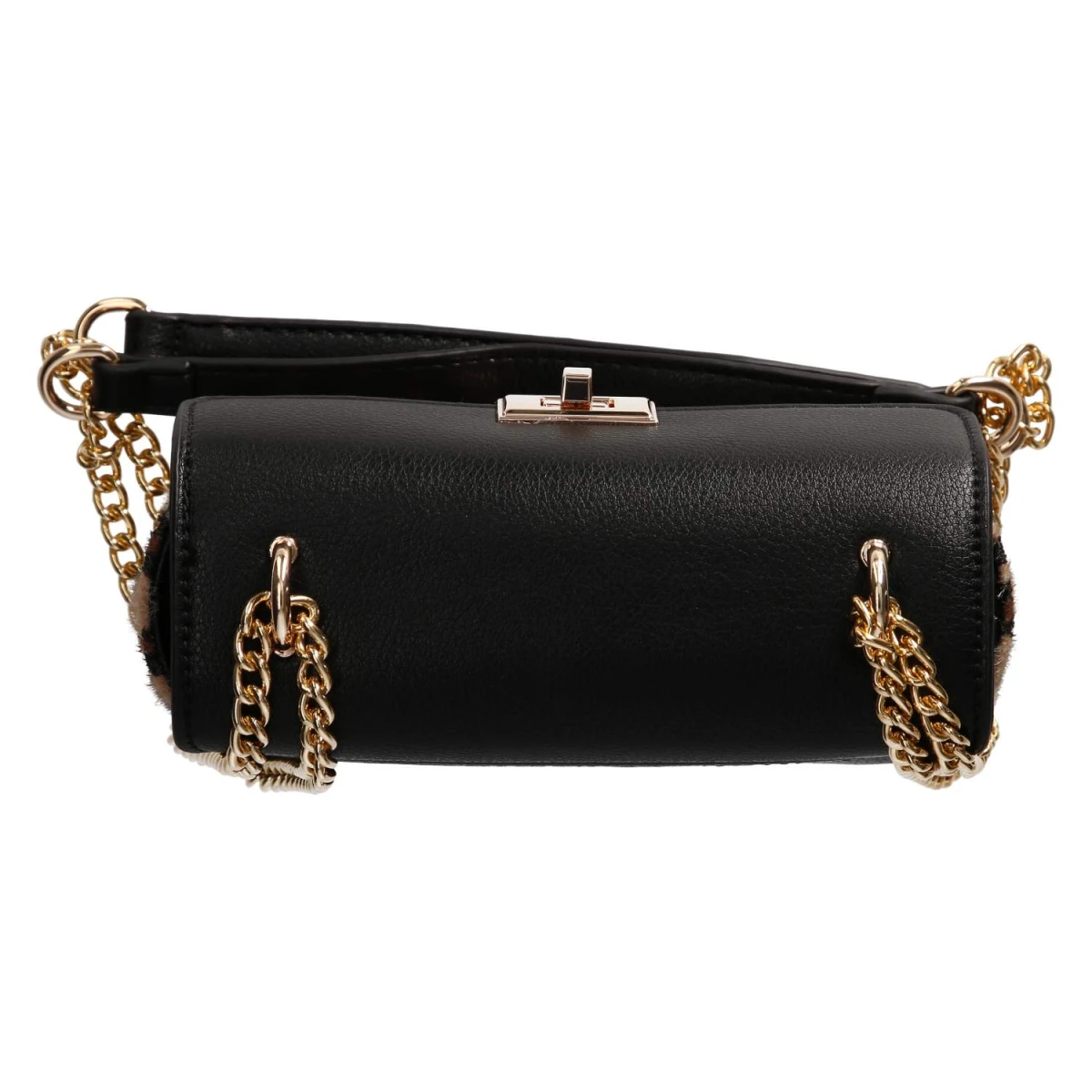 Schultertasche - Beige/schwarz