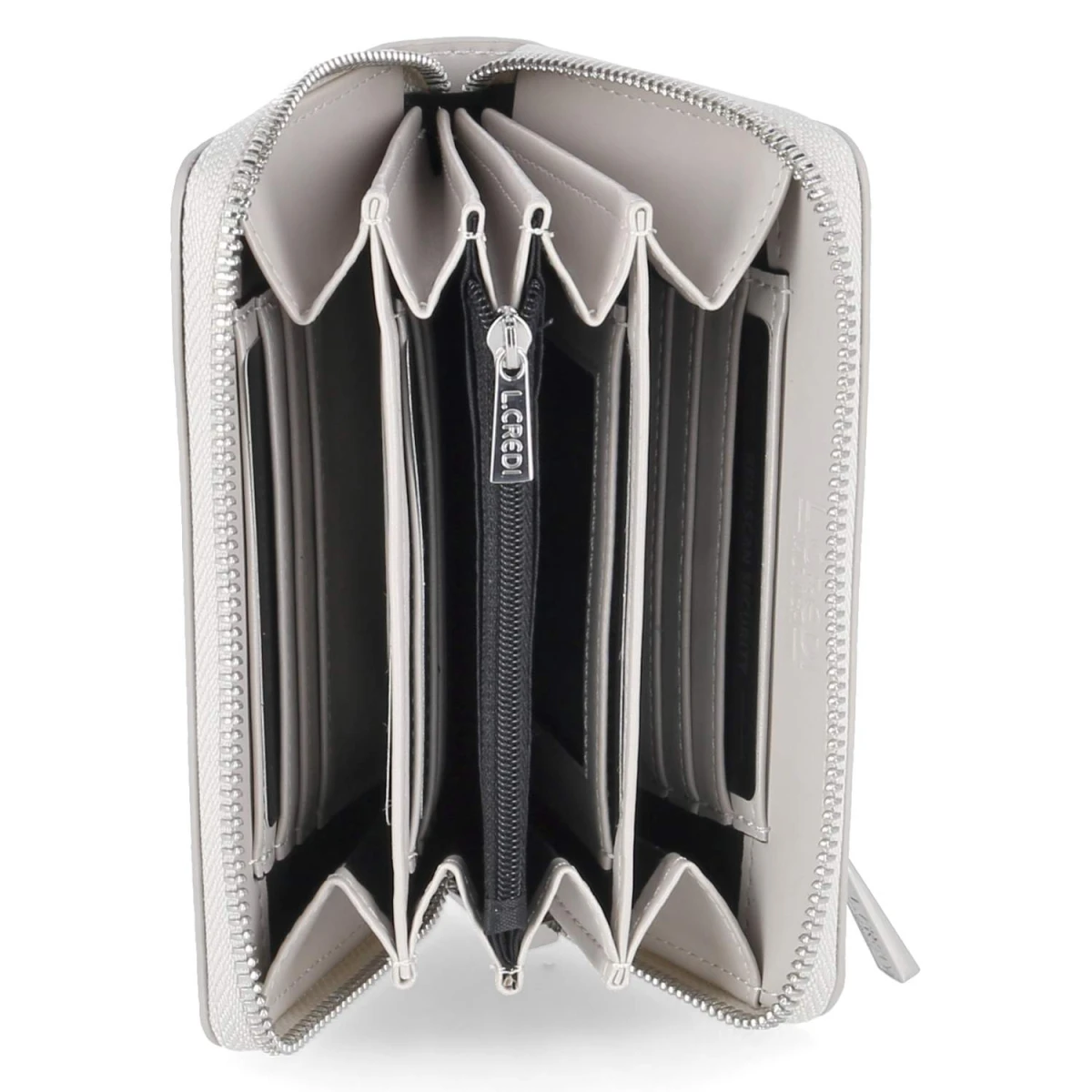 Börse PERLA - light grey