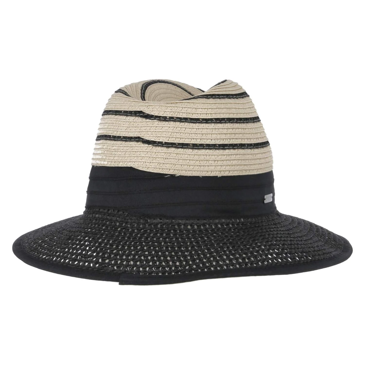 Fedora - linen/black
