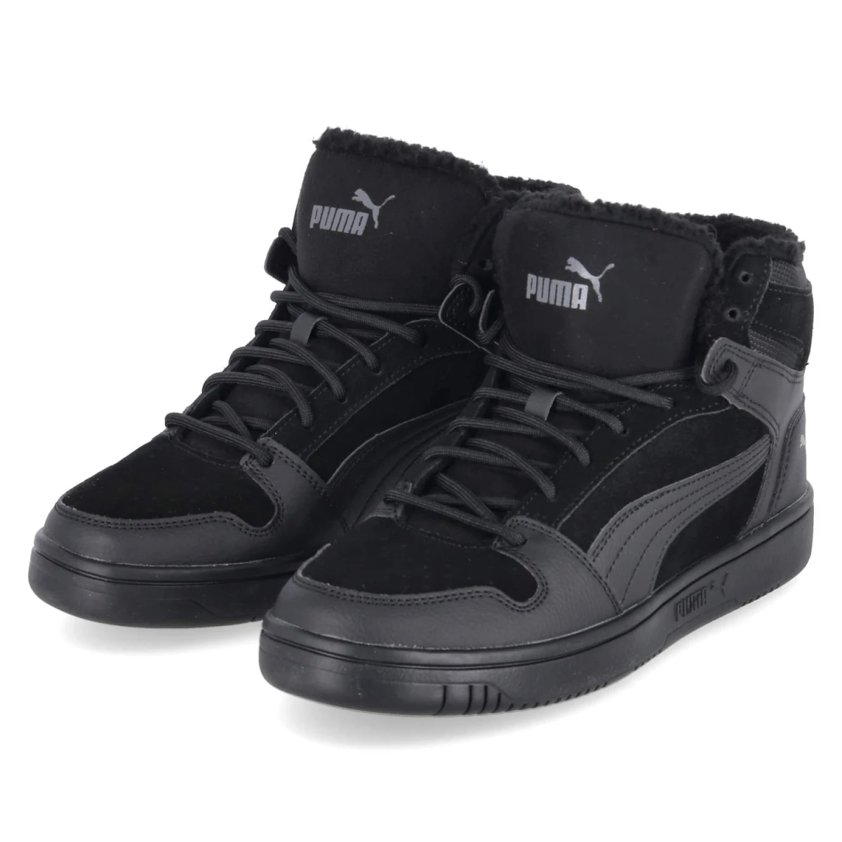 High Sneaker REBOUND - Puma Black-CASTLEROCK