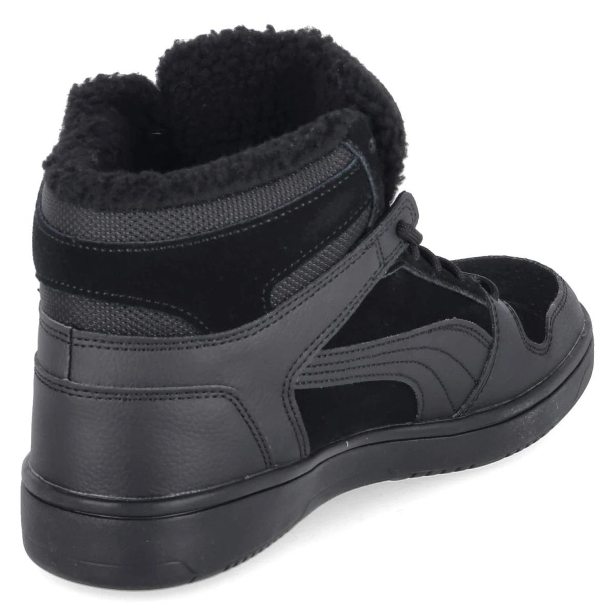 High Sneaker REBOUND - Puma Black-CASTLEROCK