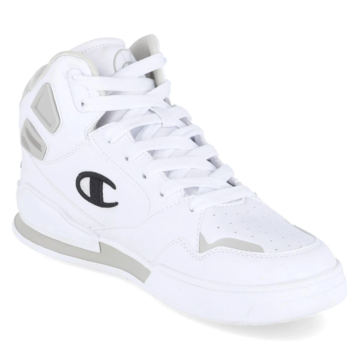 High Sneaker 3 POINT TECH MID - WHT/LT.GREY