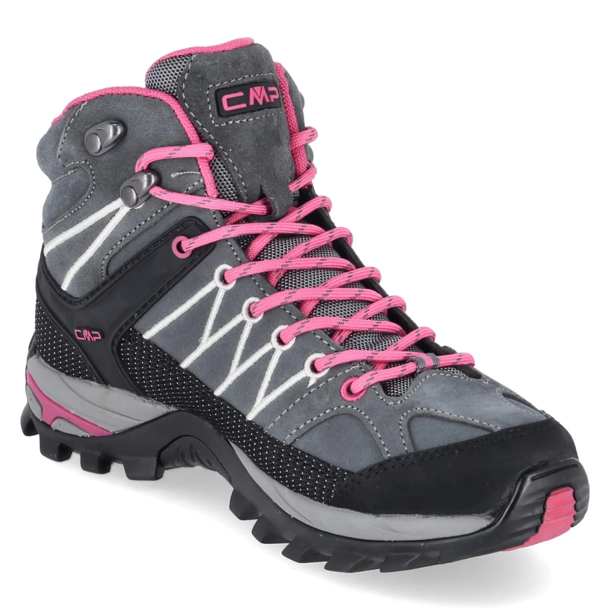 Outdoorschuhe RIGEL MID WMN TREKKING SHOE WP - GREY-FUXIA-ICE