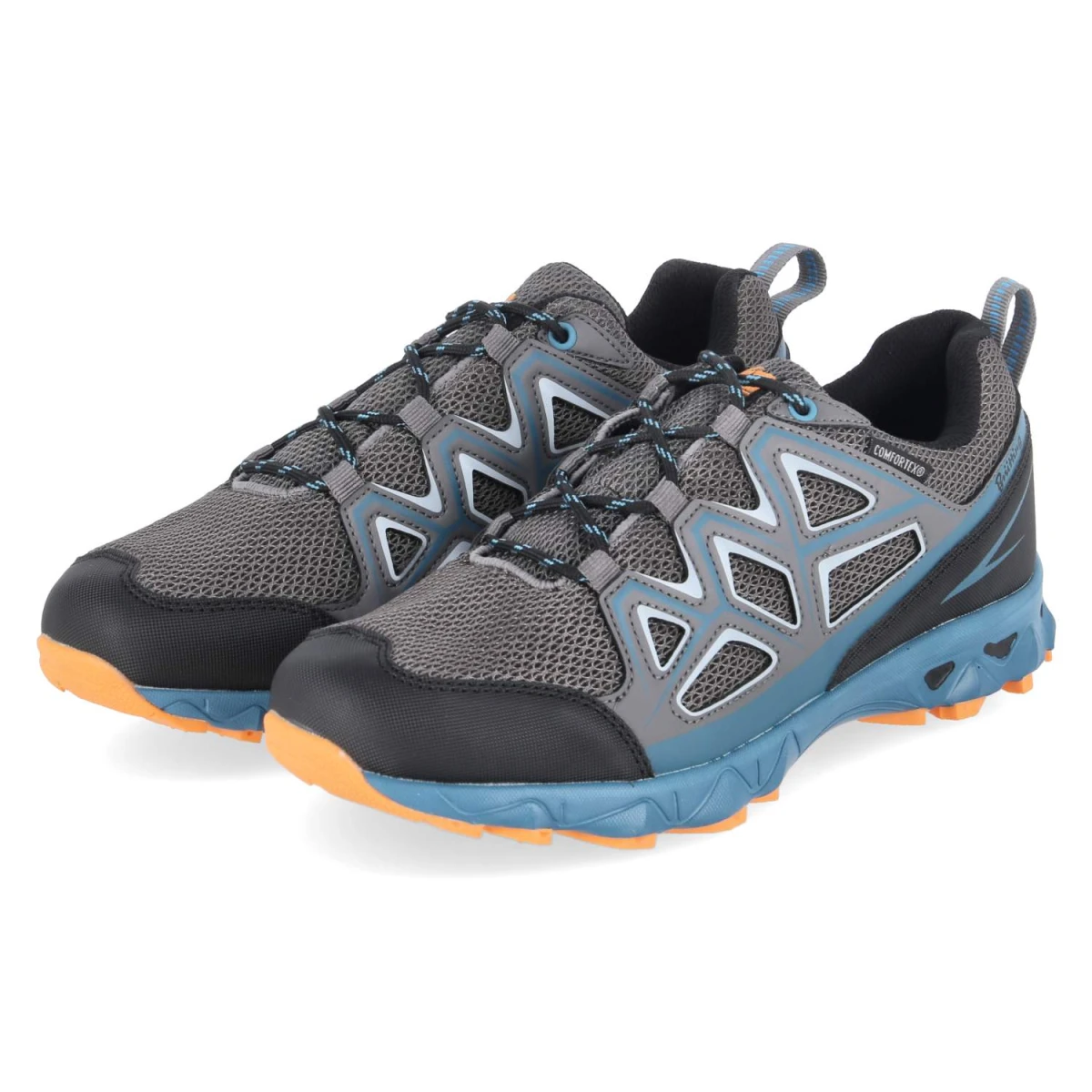 Outdoor-Sneaker POWER - grau/petrol/orange