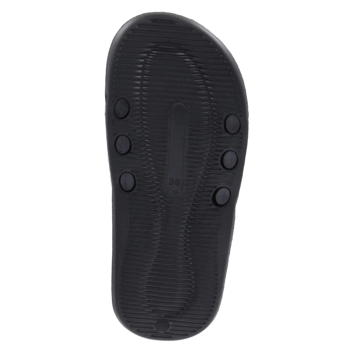 Badepantoletten - Black - White