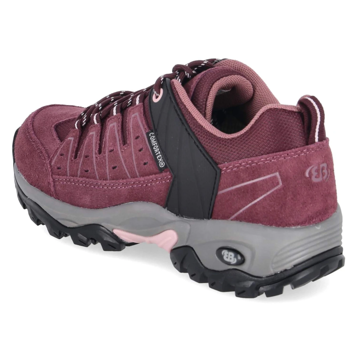 Trekkingschuhe MOUNT PINOS LOW - bordeux/rosa