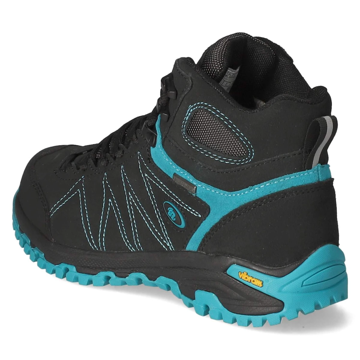 Schnürstiefeletten MOUNT KAPEL - schwarz/türkis