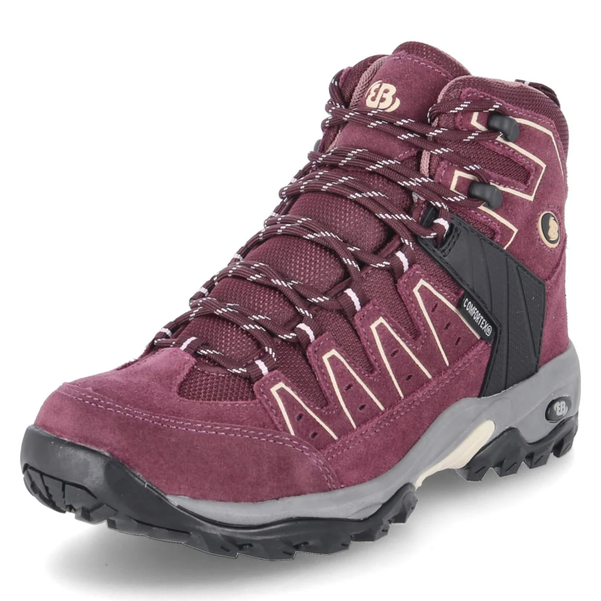 Outdoorstiefeletten PINOS HIGH - bordeux/rosa