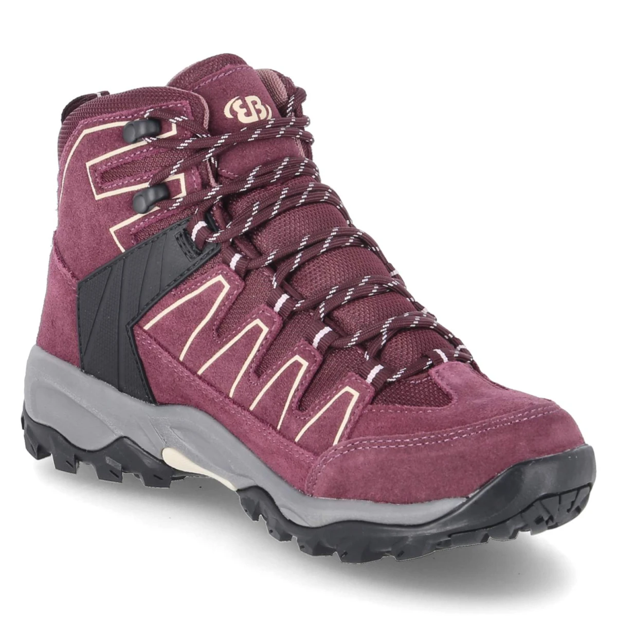 Outdoorstiefeletten PINOS HIGH - bordeux/rosa