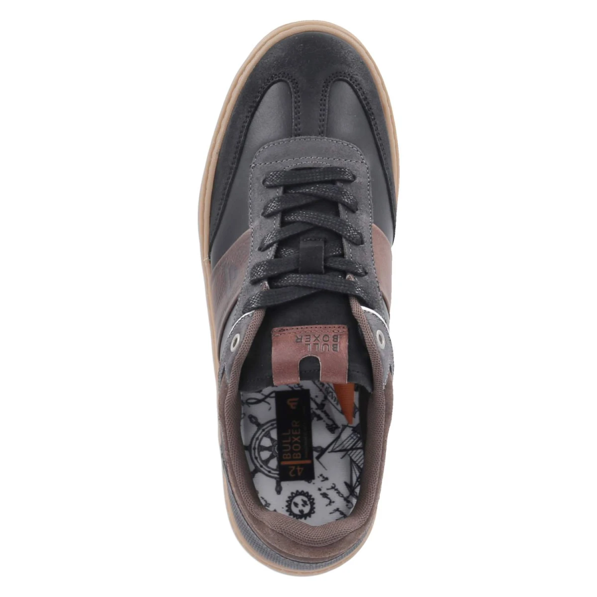 Low Sneaker - Black-Brown