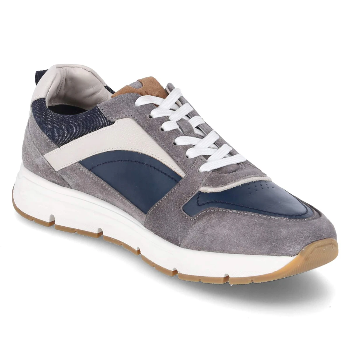 Low Sneaker - Grey - navy