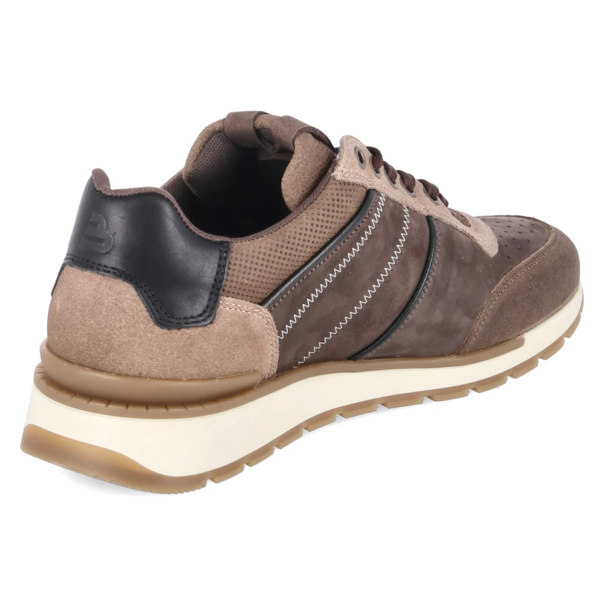 Low Sneaker - Dark Brown - Taupe