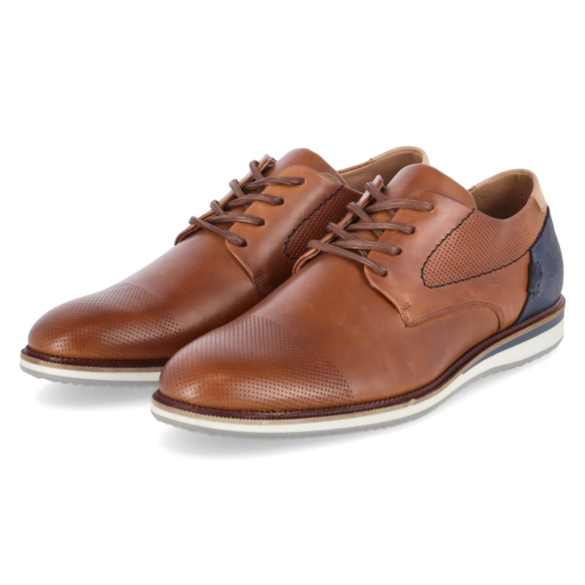 Halbschuhe - cognac