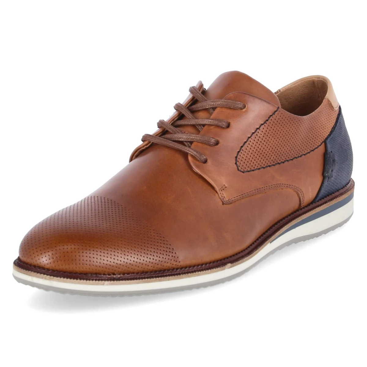 Halbschuhe - cognac