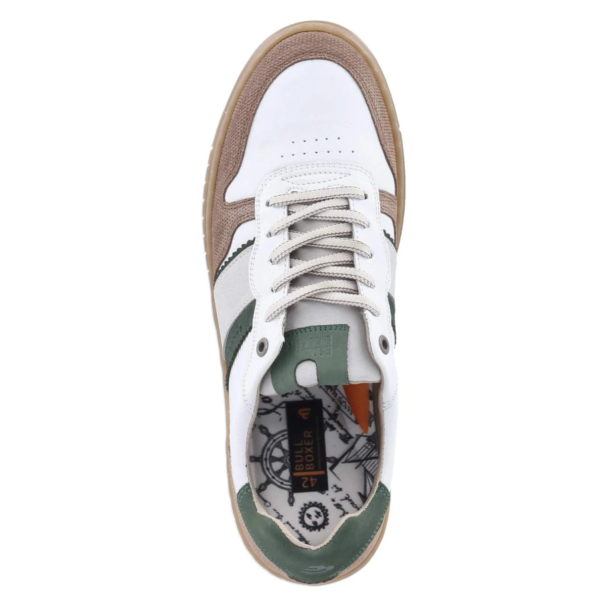 Low Sneaker - White-Green