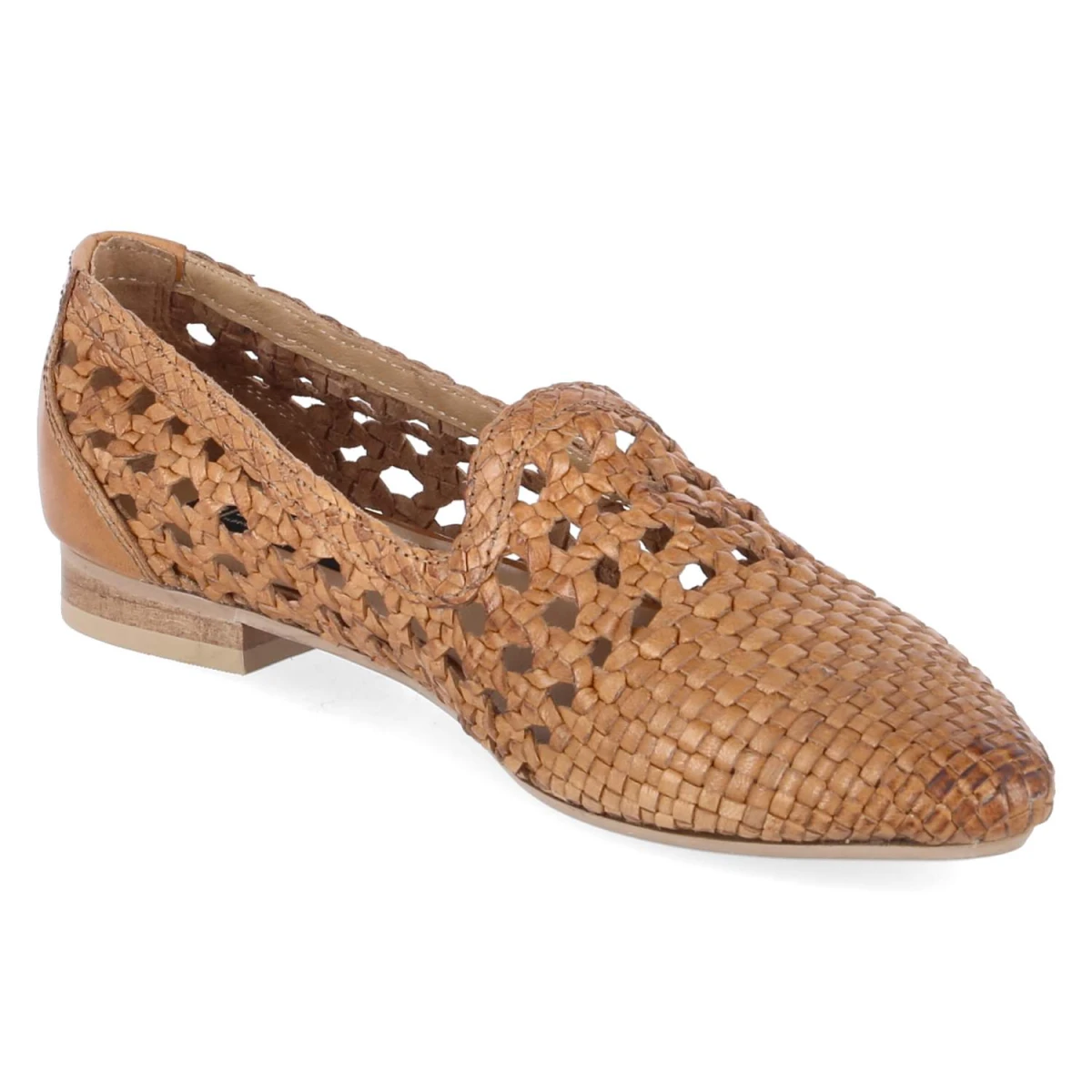 Slipper - cognac
