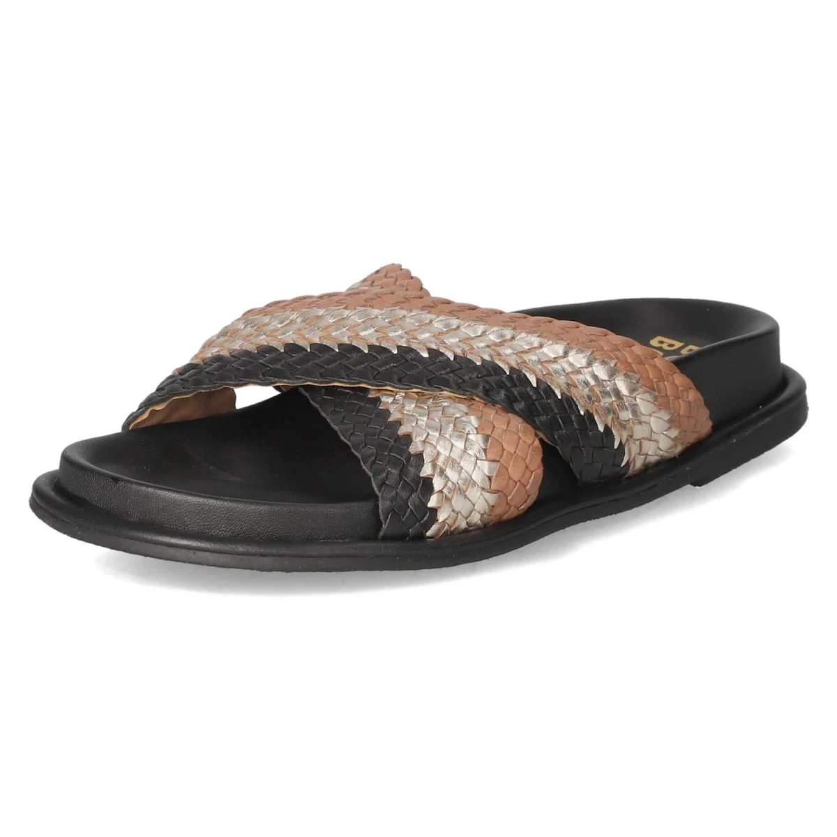 Pantoletten - Black - Tan