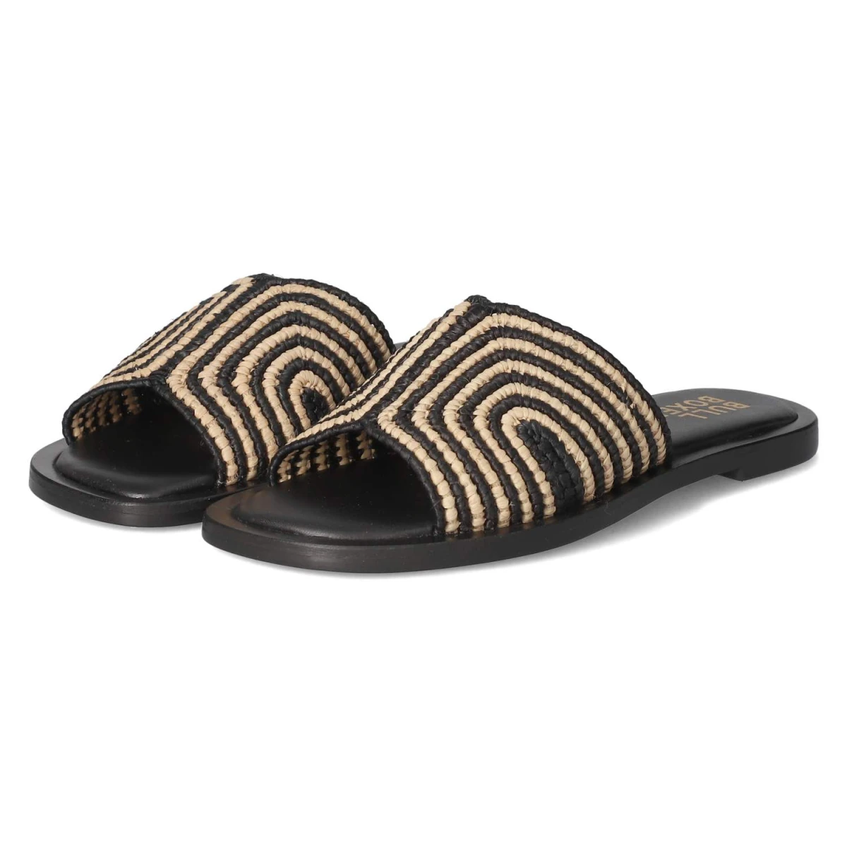Pantoletten - Black - Bronze