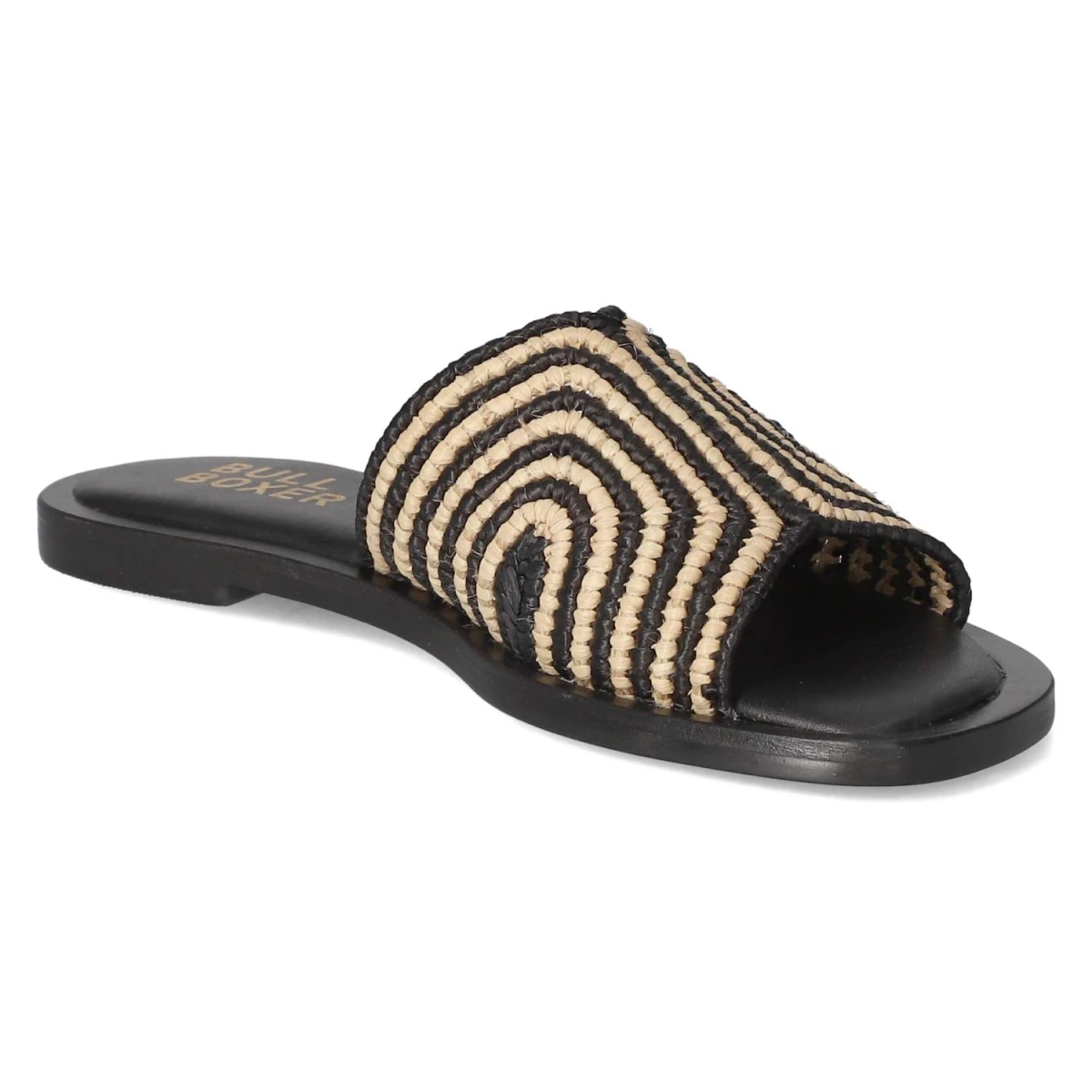 Pantoletten - Black - Bronze
