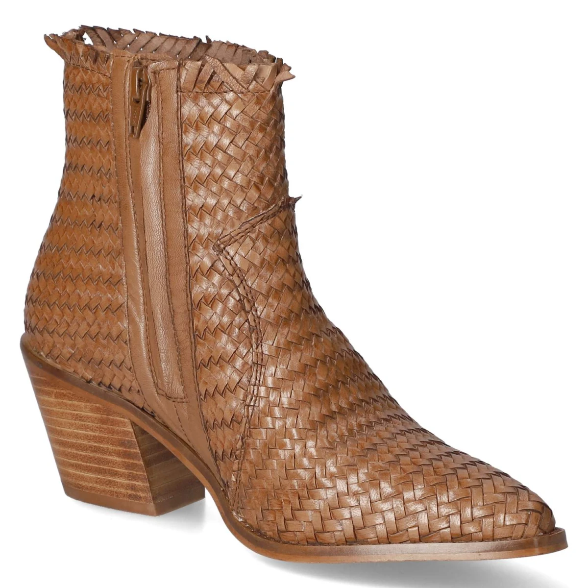 Stiefeletten - cognac
