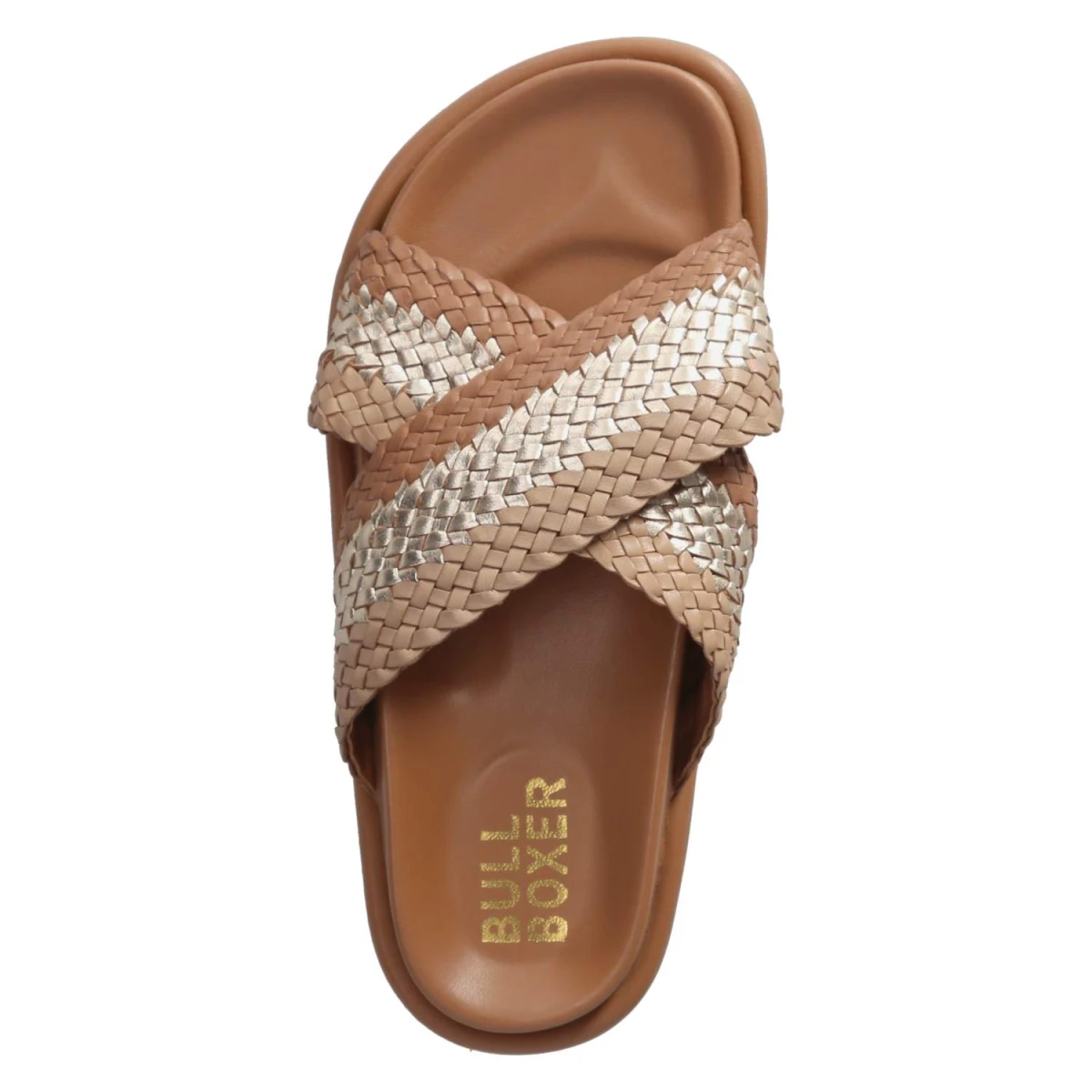 Pantoletten - Cognac - Nude
