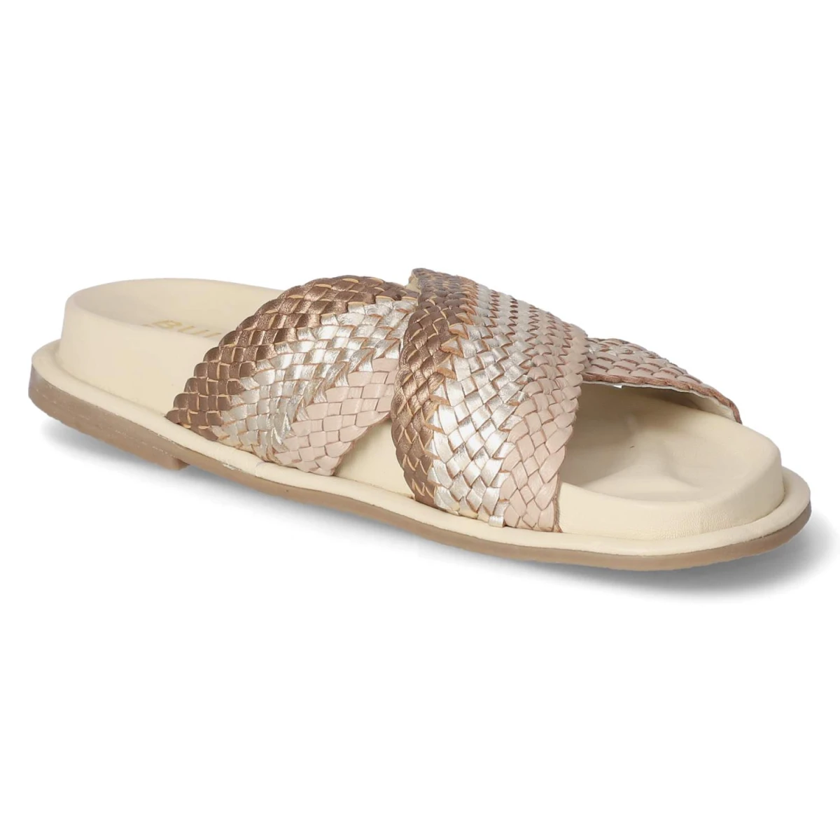 Pantoletten - Beige - Bronze